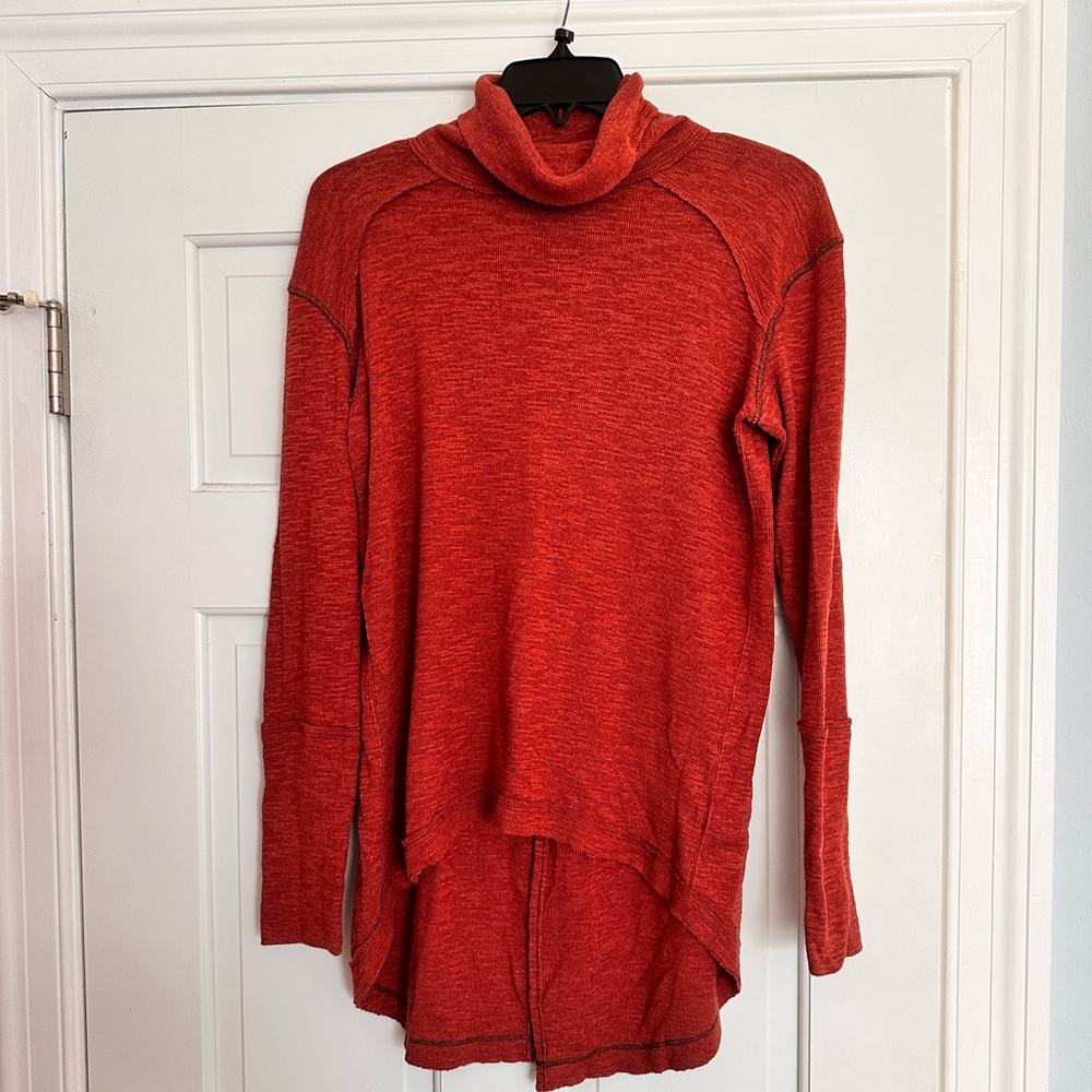 Free People Women’s Sweater - Size S - Turtleneck with “Wing” Back